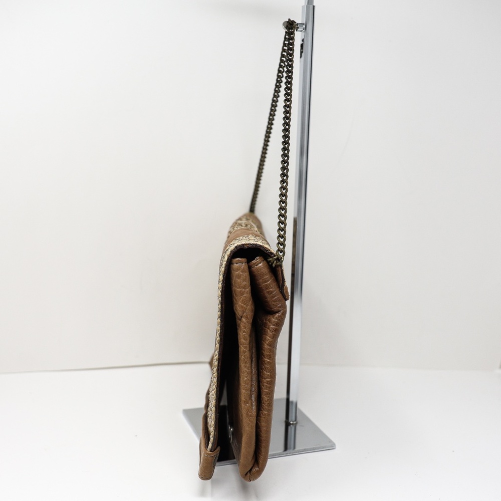 Abaco Paris Genuine Leather Snake Python Embossed… - image 2